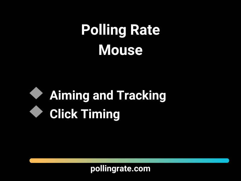 Gaming mouse polling rate impact on precision and responsiveness