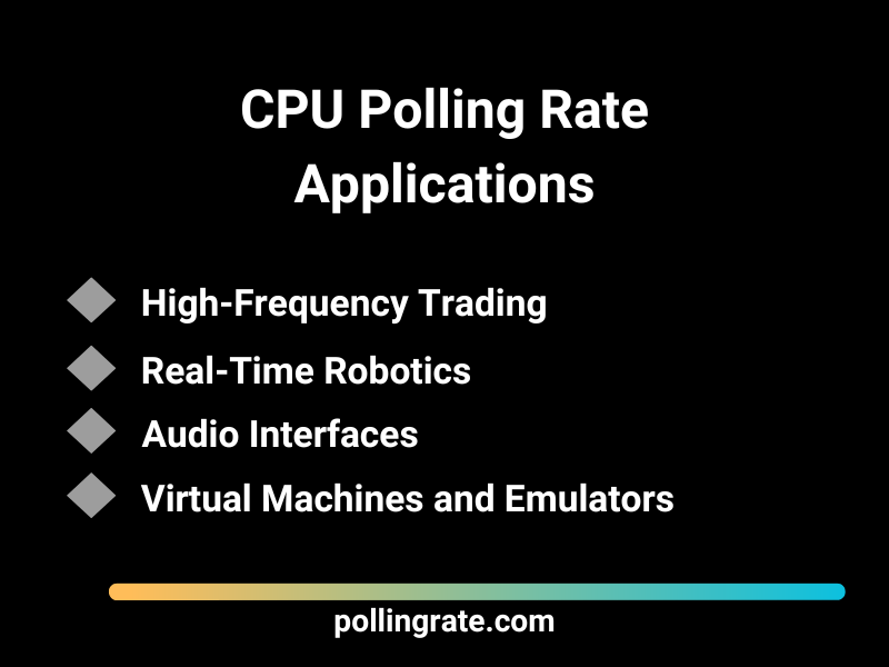 Diagram showing polling rate on CPU impacts during gaming performance.