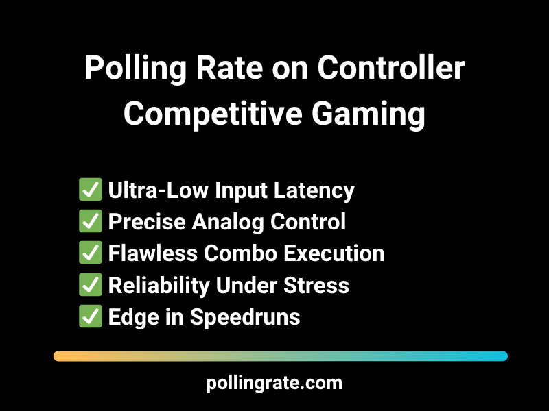 Why polling rate on controller is crucial for serious gamers